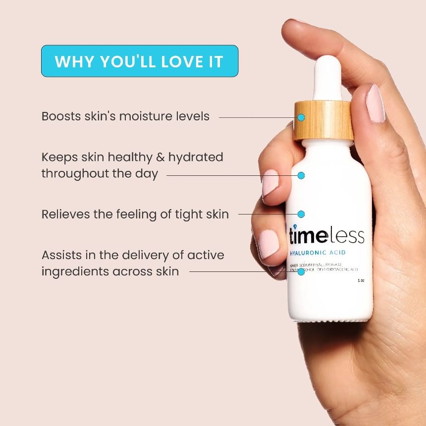 Tijdloze huidverzorging - Hyaluronzuur 100% puur serum