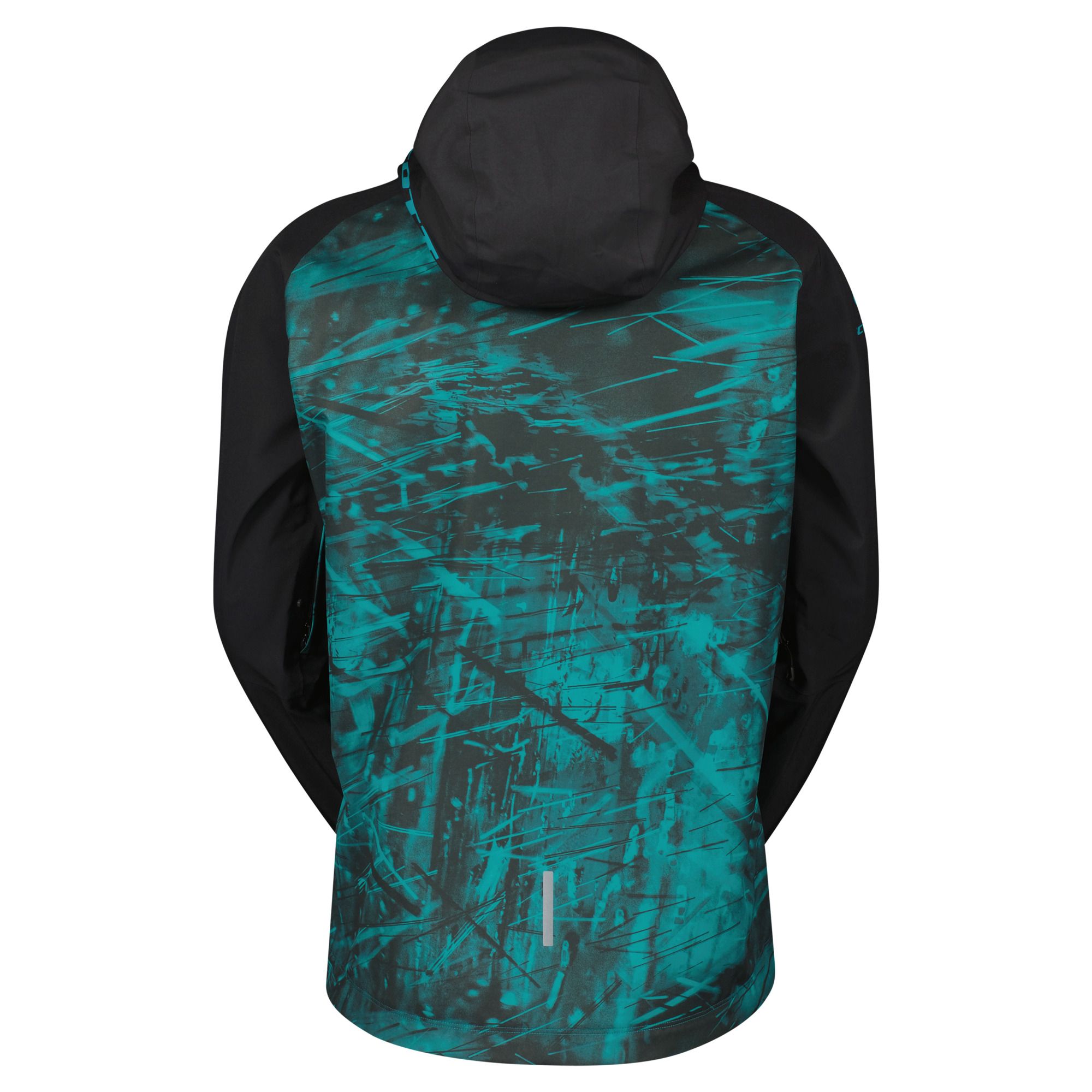 SCOTT Trail Storm Waterproof Jakke Sort/Turkis til Mænd