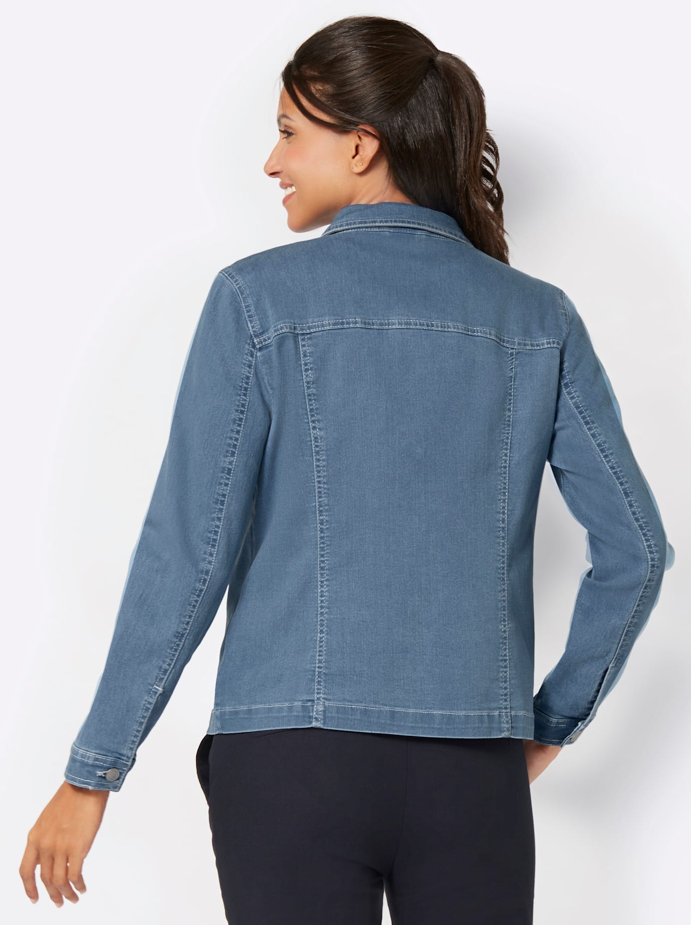 Classic Basics Jeansjacke ohne Kapuze