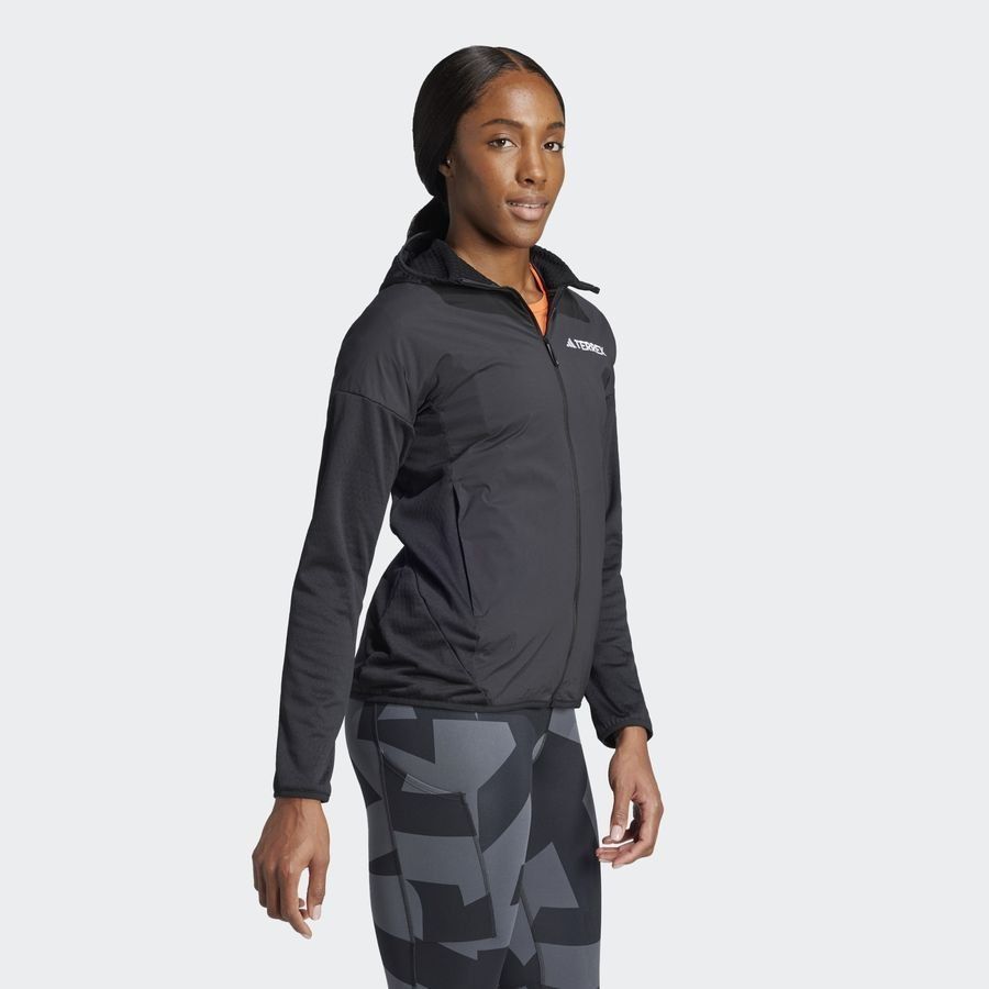 Adidas Terrex Xperior Climawarm  Wind Light Fleece Hooded Jacket