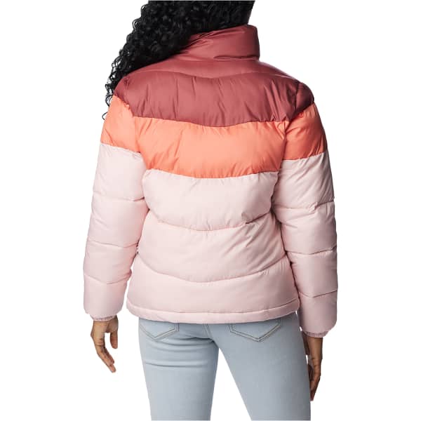 Doudoune COLUMBIA PUFFECT COLOR BLOCK JKT W DUSTY PINK/FADED PEACH/BEETROOT