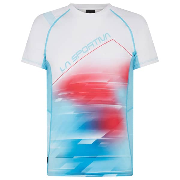 T-shirt trail LA SPORTIVA DRAFT T-SHIRT W MALIBU BLUE/WHITE
