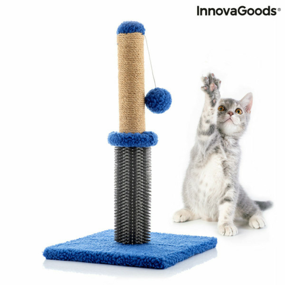 Griffoir massant avec balle pour chat miausage