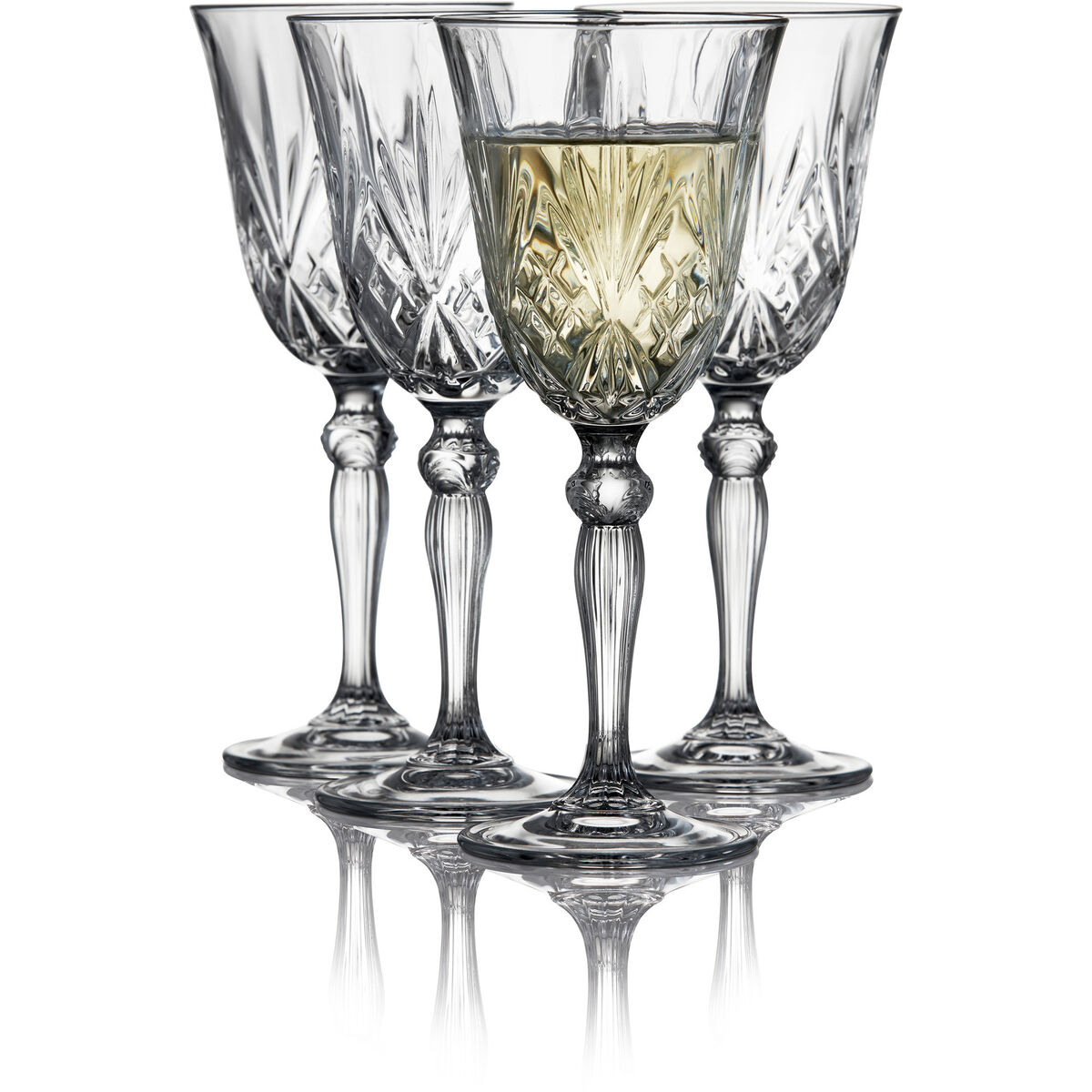 Melodia Hvitvinsglass, 4 stk.