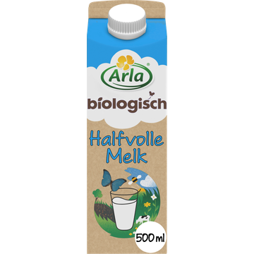 Arla Biologisch Halfvolle Melk 0,5 L