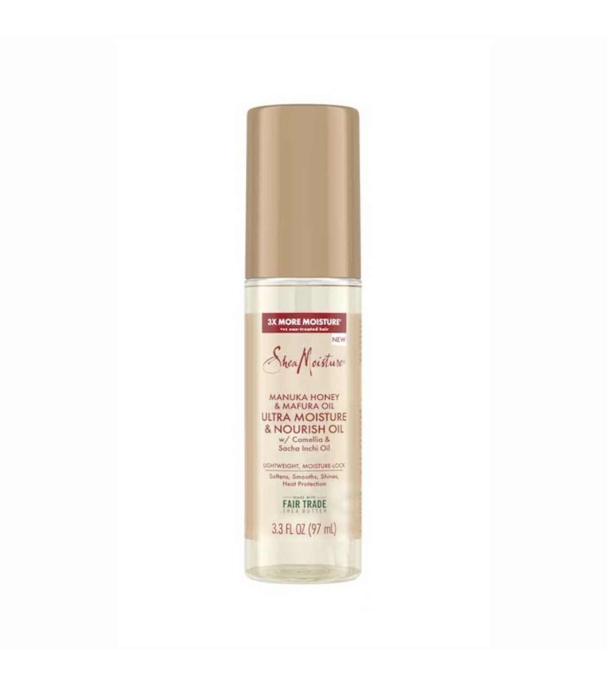 Shea Moisture - Óleo Nutritivo para Cabelo - Mel de Manuka e Óleo de Mafura