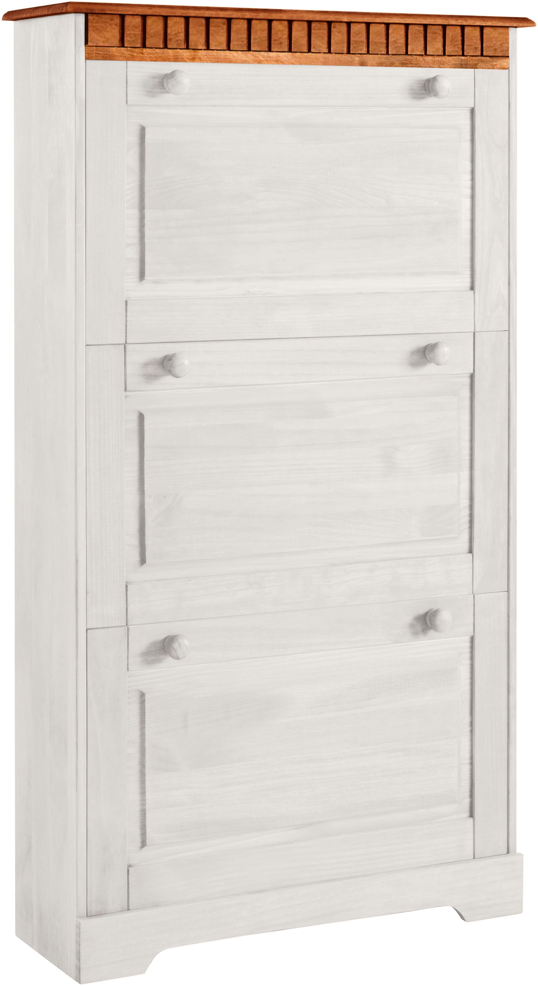 Home affaire Schuhschrank »Lisa« mit 3 Klappen, Höhe 134 cm, Breite 75 cm