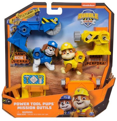 RubbleCrew Power Tool Pups Figurer 2-Pakk