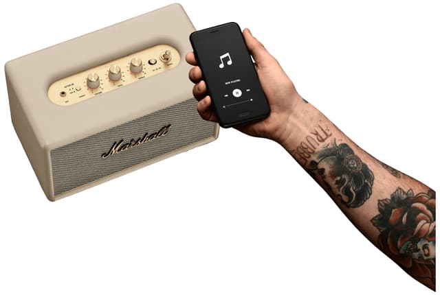 Marshall Acton III Bluetooth højttaler (cream)
