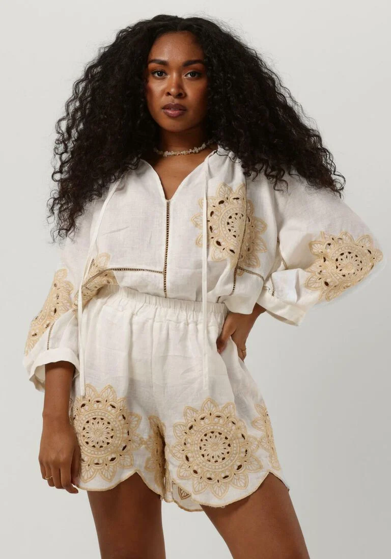 GREEK ARCHAIC KORI witte greek archaic kori blouse 240118
