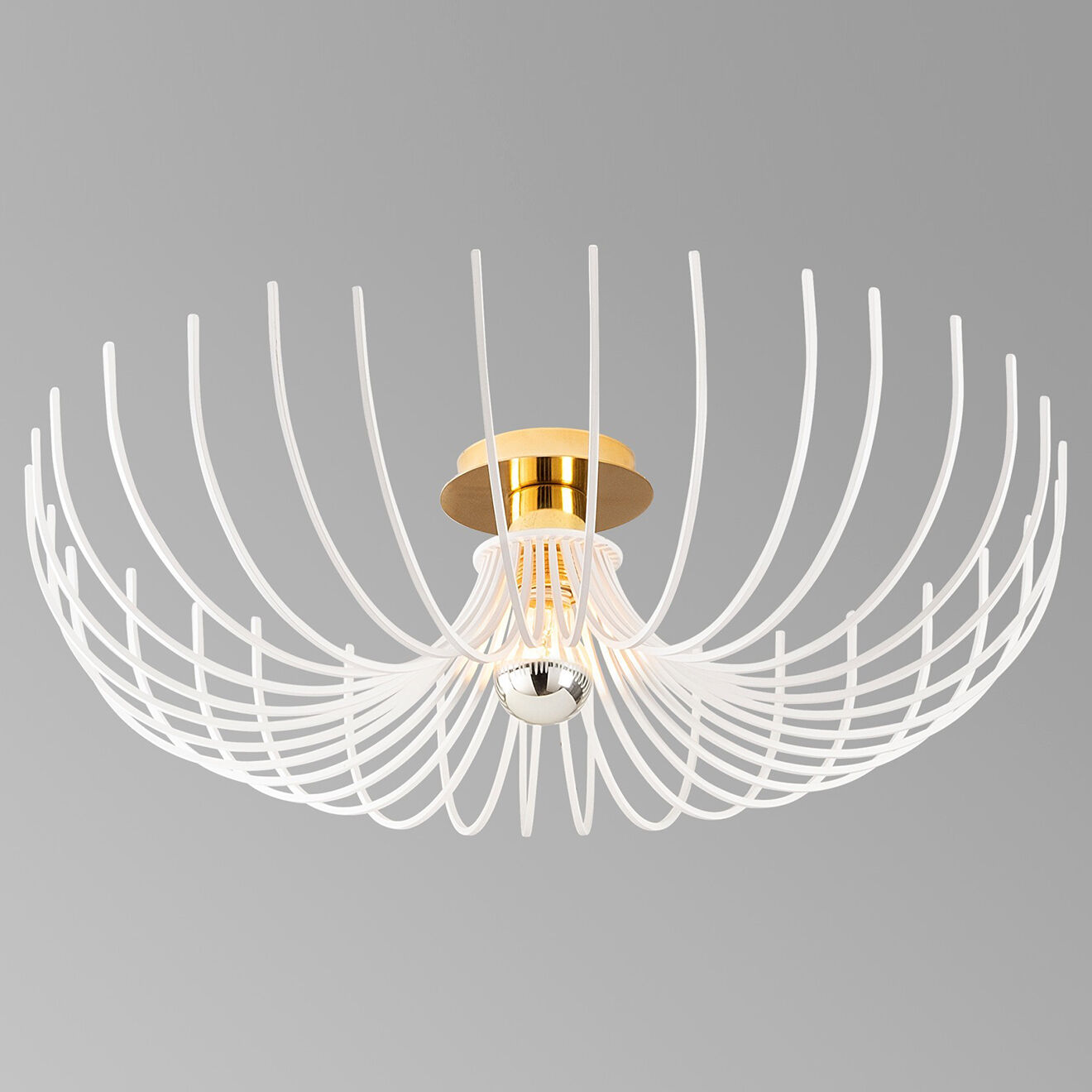 Opviq Plafonnier Aspendos blanc - 56x16 cm