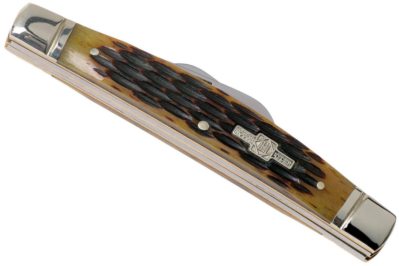 Rough Ryder Congress Amber Bone RR053 slipjoint zakmes