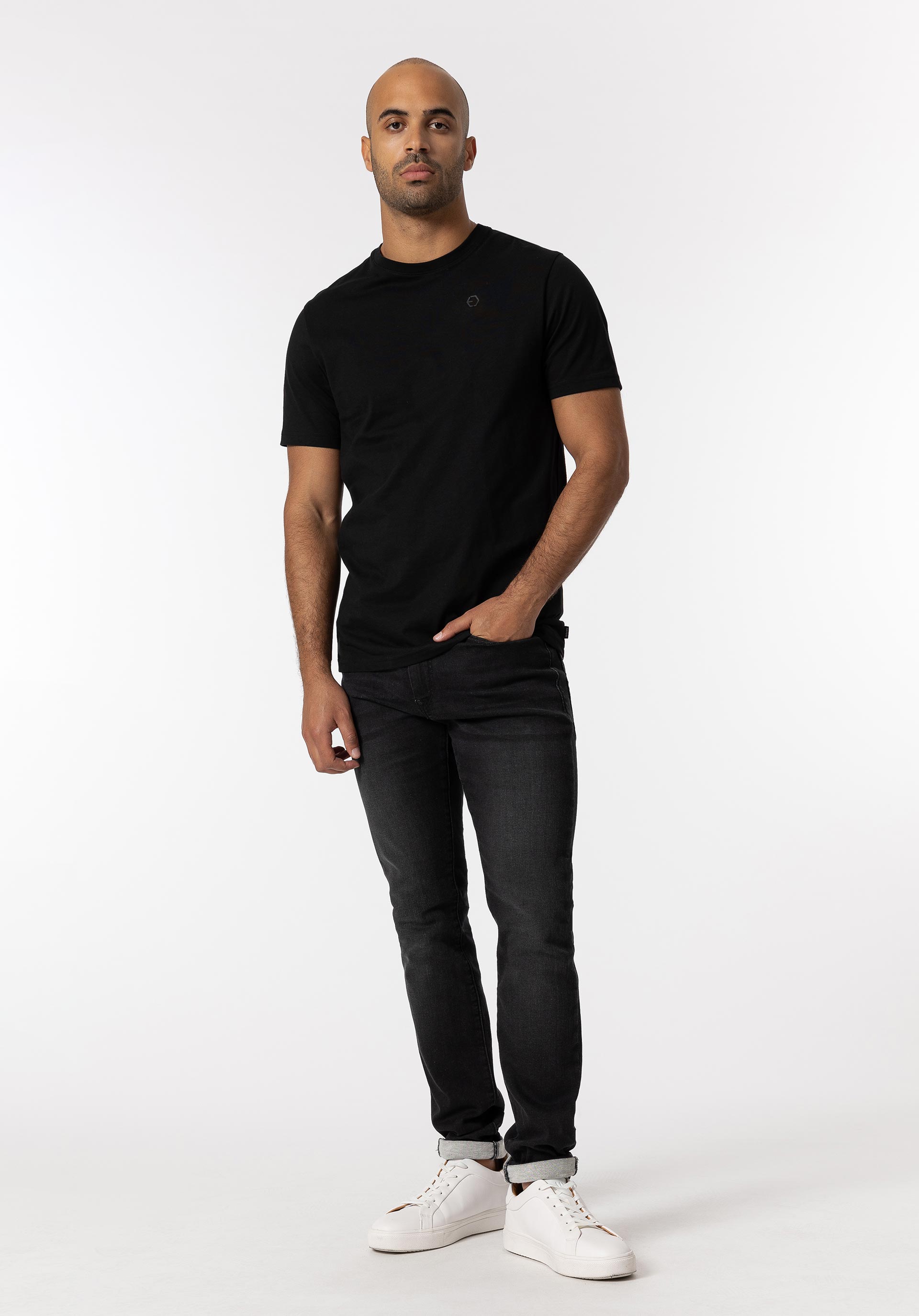 Jeans Indigo Knit Super Slim