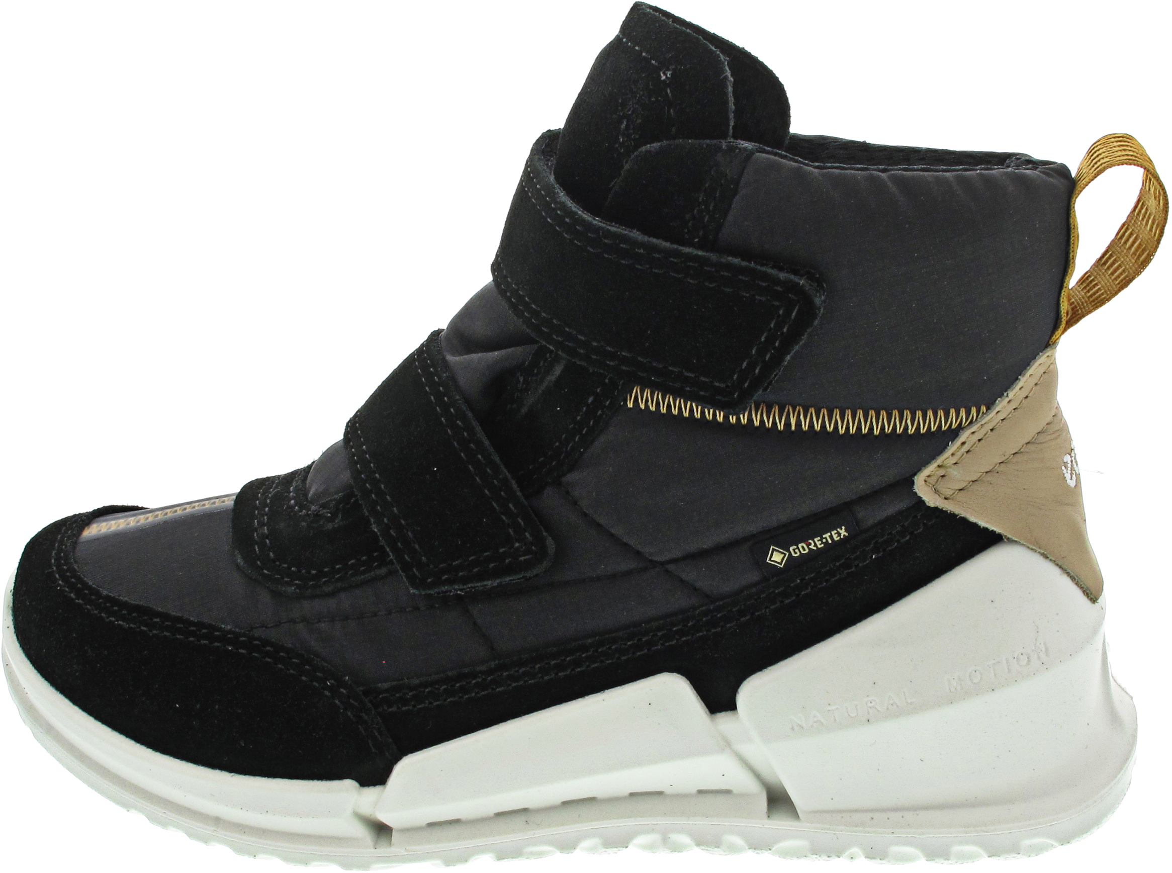 Ecco Biom K1 Ankle Boot Klettstiefel GTX schwarz
