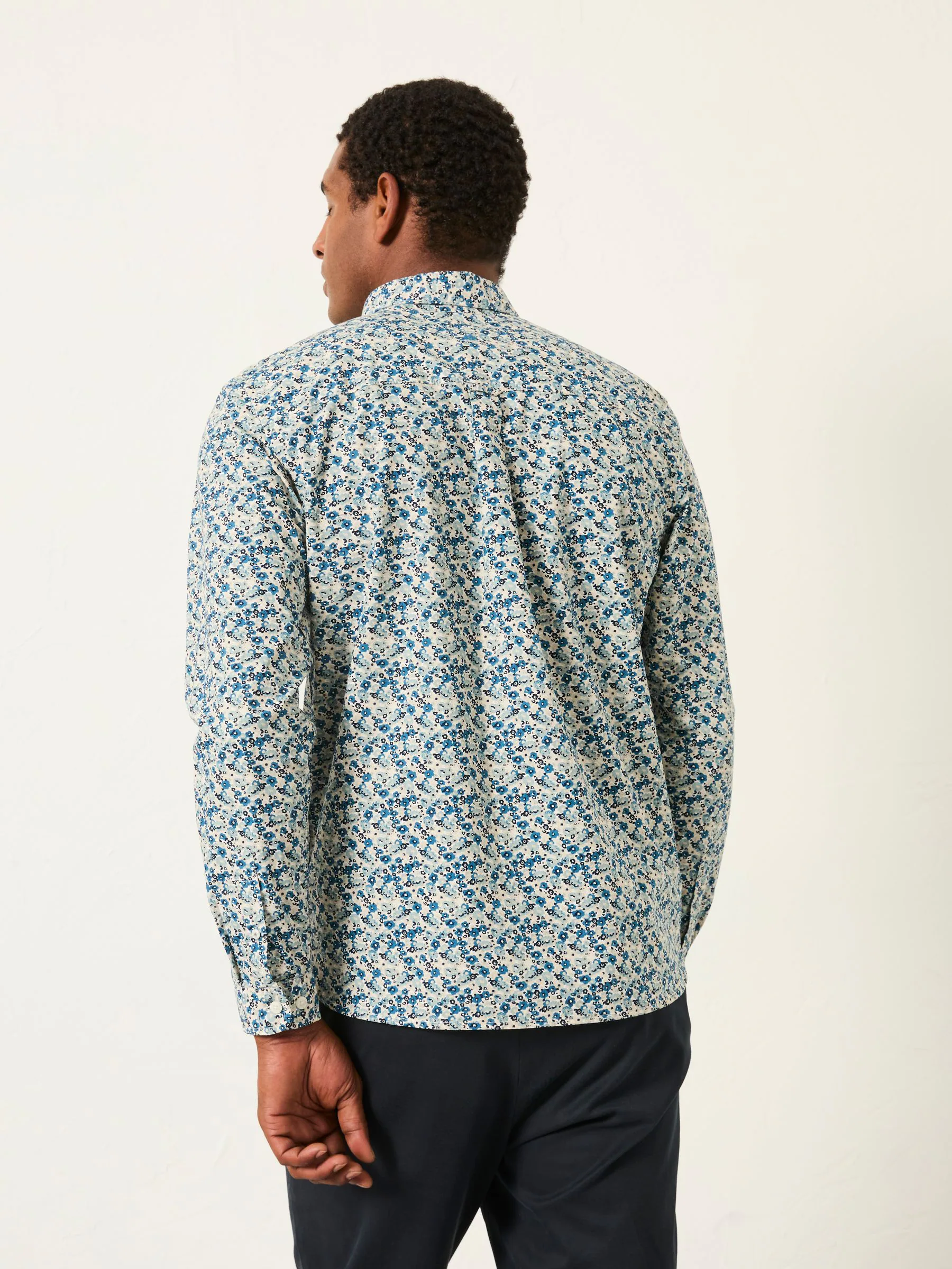 FatFace Long Sleeve Floral Shirt