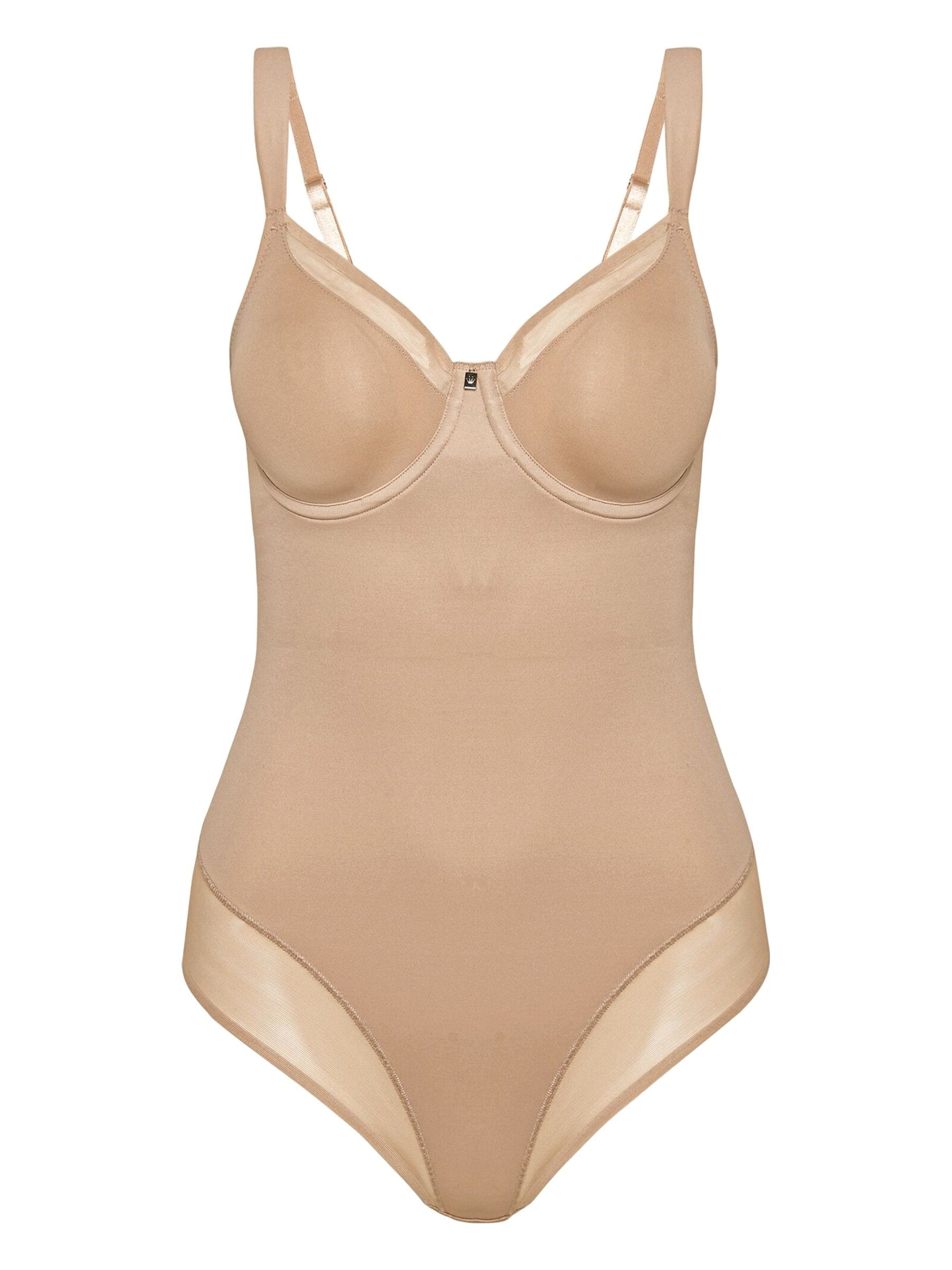 Licht beige - Triumph - True Shape Sensation - Vormgevende body met beugel