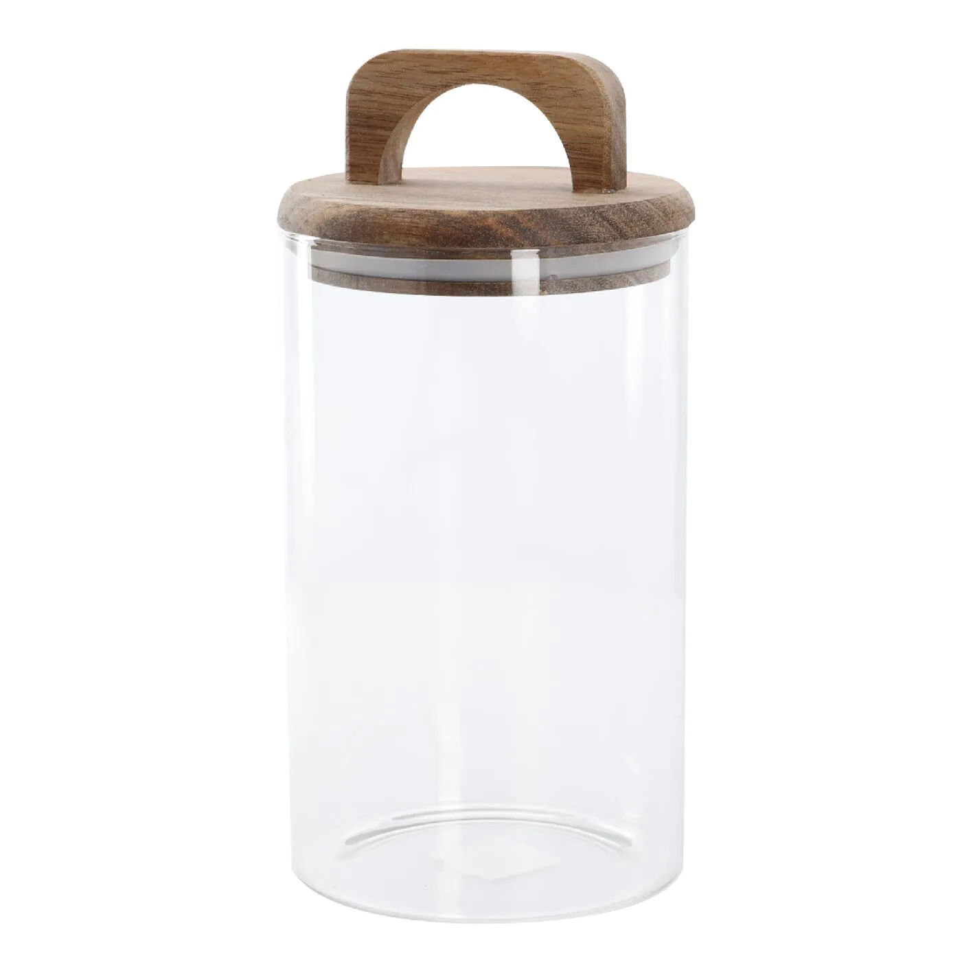 Vorratsglas mit Holzdeckel, 1000 ml