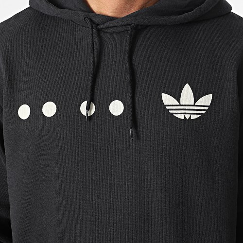 Sweat Capuche Logo HK2761 Noir