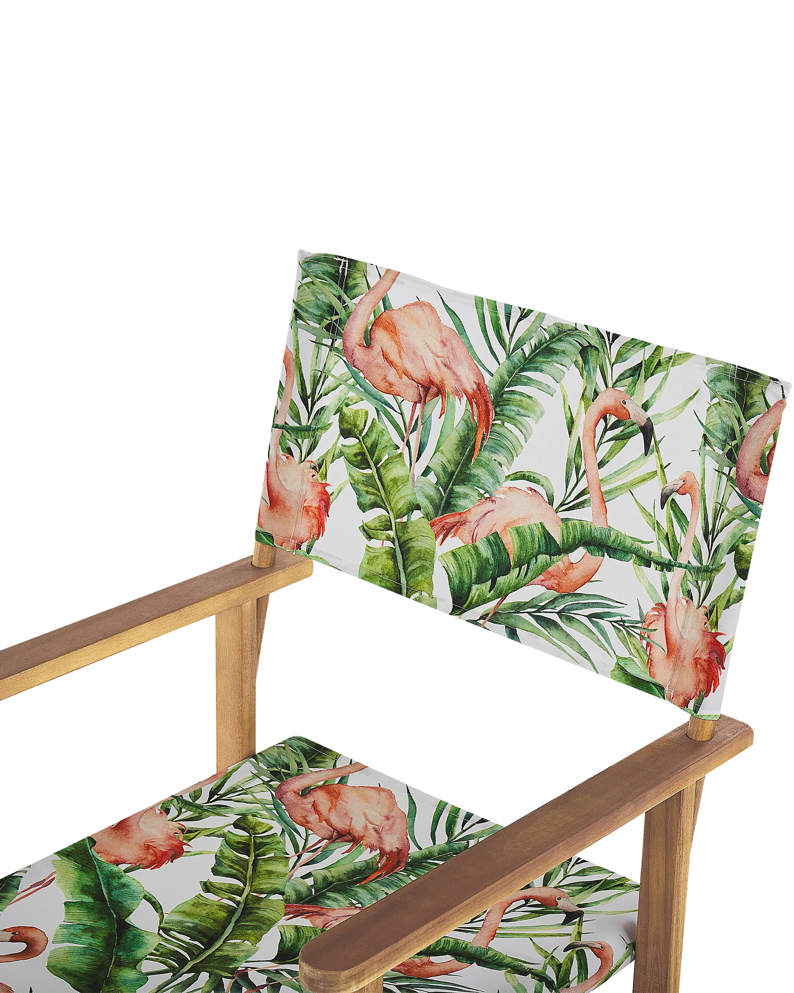 Set van 2 tuinstoelen CINE Acaciahout Roze