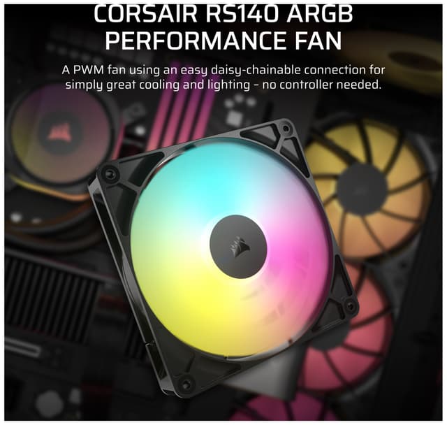Corsair RS140 ARGB 140mm PWM blæser