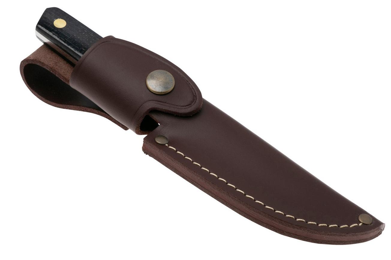 Nordic Knife Design Stoat 100 2073, Black Canvas Micarta vaststaand mes