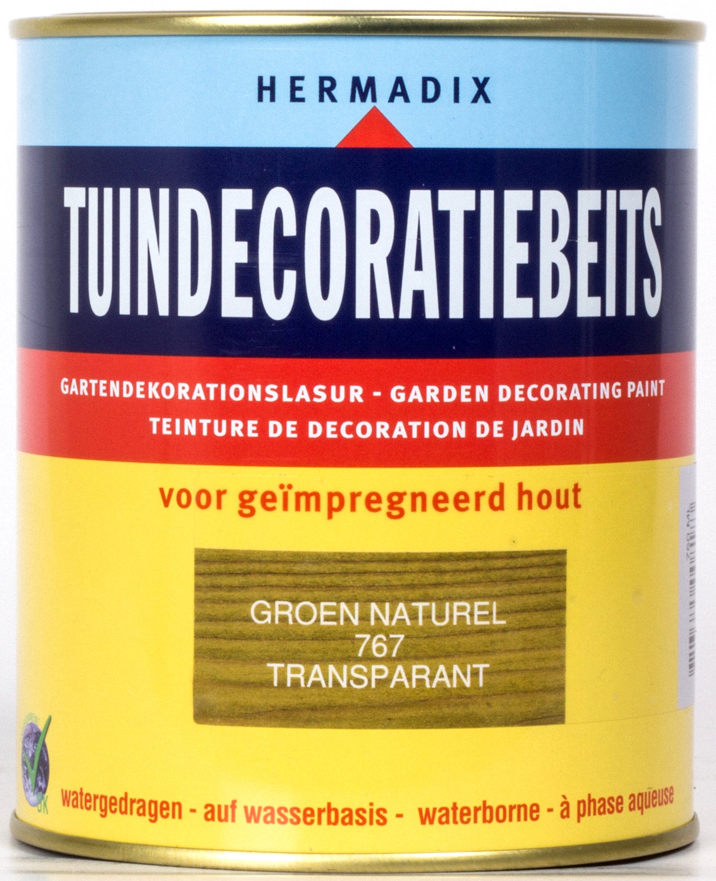Hermadix Tuindecoratiebeits groen naturel 750 ml
