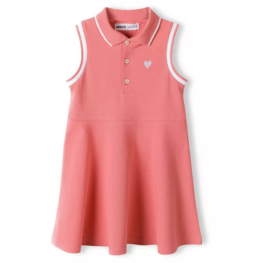 MINOTI Polokleid Korallrot