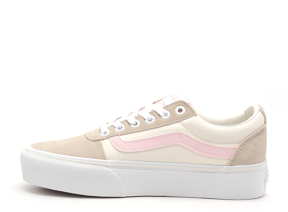 Vans basses femme ward platform wm beige