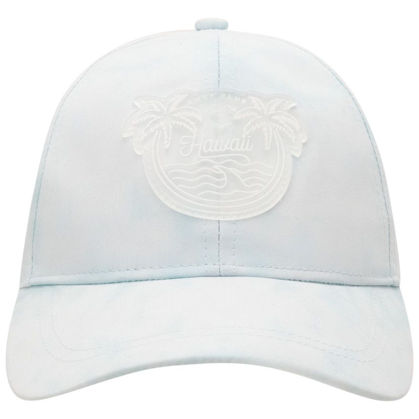 Casquette effet tie & dye badge gomme Hawaii pour enfant - Bleu