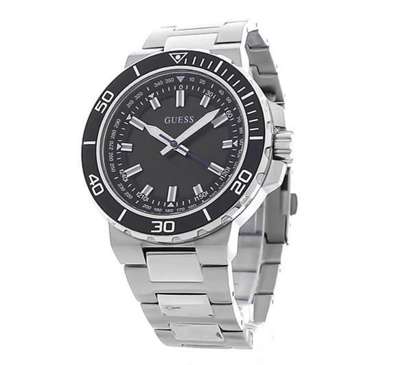 Guess Track Stainless Steel Fashion Analogue Quartz Watch
