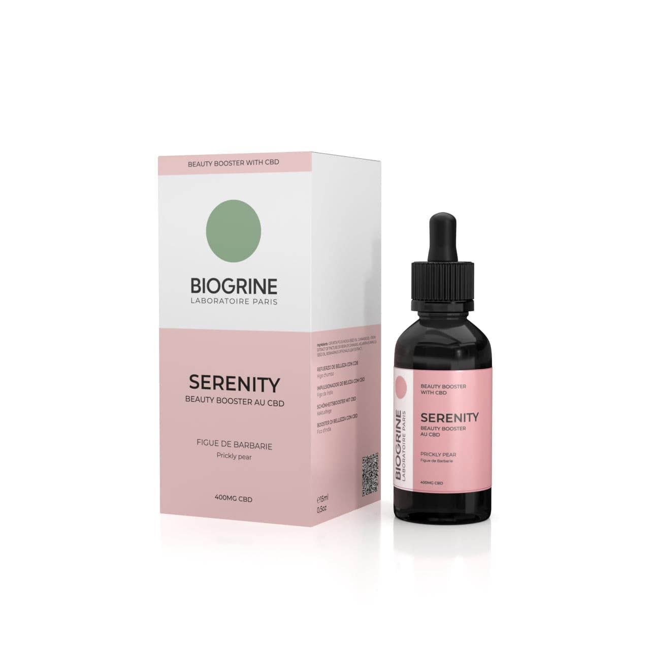 BIOGRINE „SERENITY“ INTENSIVER BEAUTY-SERUM BOOSTER MIT CBD KAKTUSFEIGE