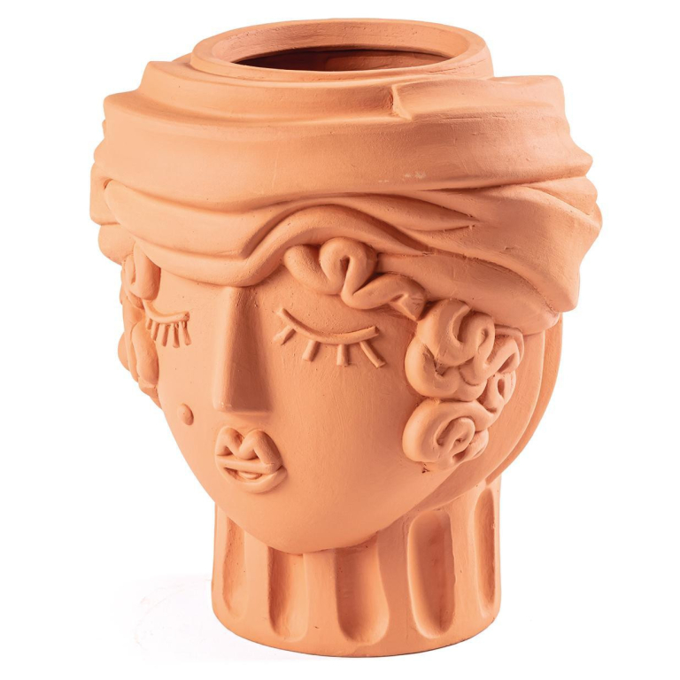 Seletti Magna Graecia Woman bloempot terracotta