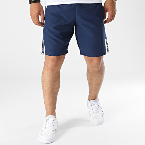 Short Jogging A Bandes HC6281 Bleu Marine