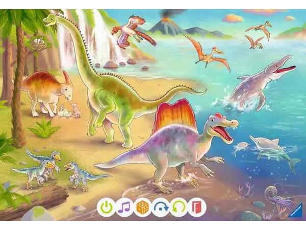 tiptoi Puzzle Dinosaurier Kinderpuzzle und Beschäftigungsspiel