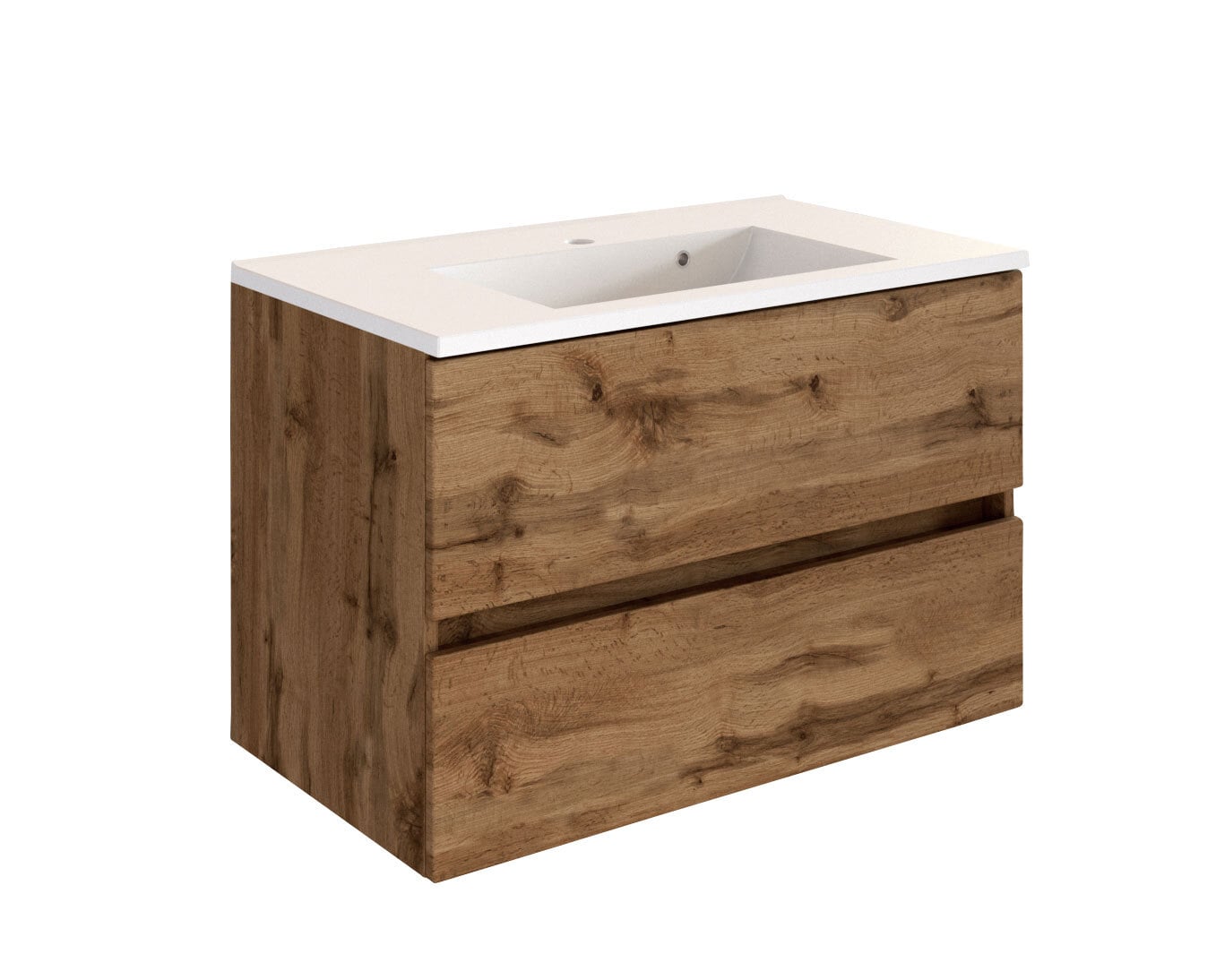 Waschtisch BAABE 80 x 56 cm Wotan Eiche