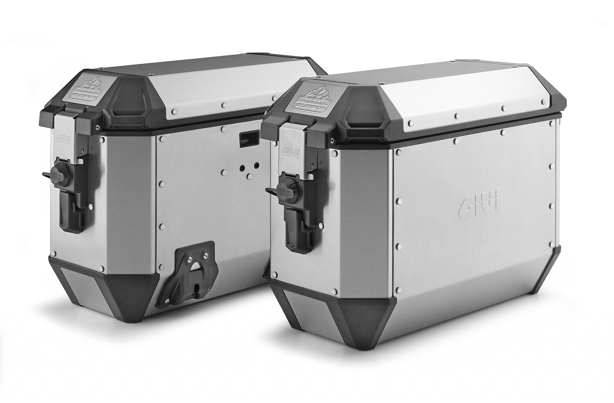 Givi - Paire de valises latérales Trekker Alaska 36 Aluminium