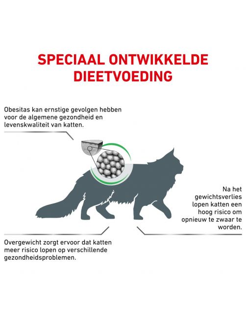 Royal Canin Veterinary Diet Satiety Weight Management - Kattenvoer - 6 kg