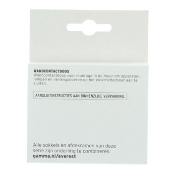GAMMA Everest Enkel Stopcontact Antraciet