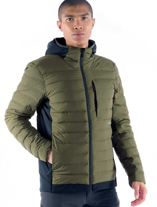 Divide Fusion Stretch Hoodie Men dunjakke
