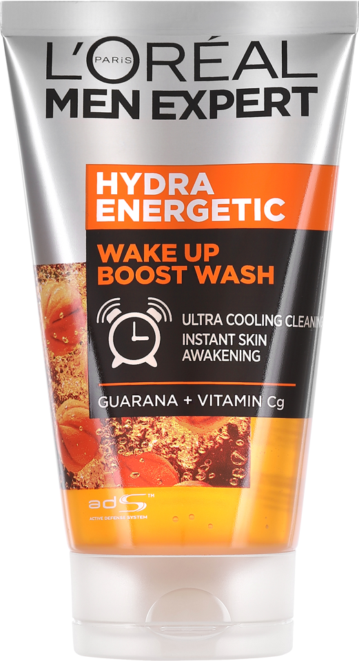 L'Oréal - Paris Men Expert Hydra Energetic Wake Up Boost Wash 100 ml - Rens