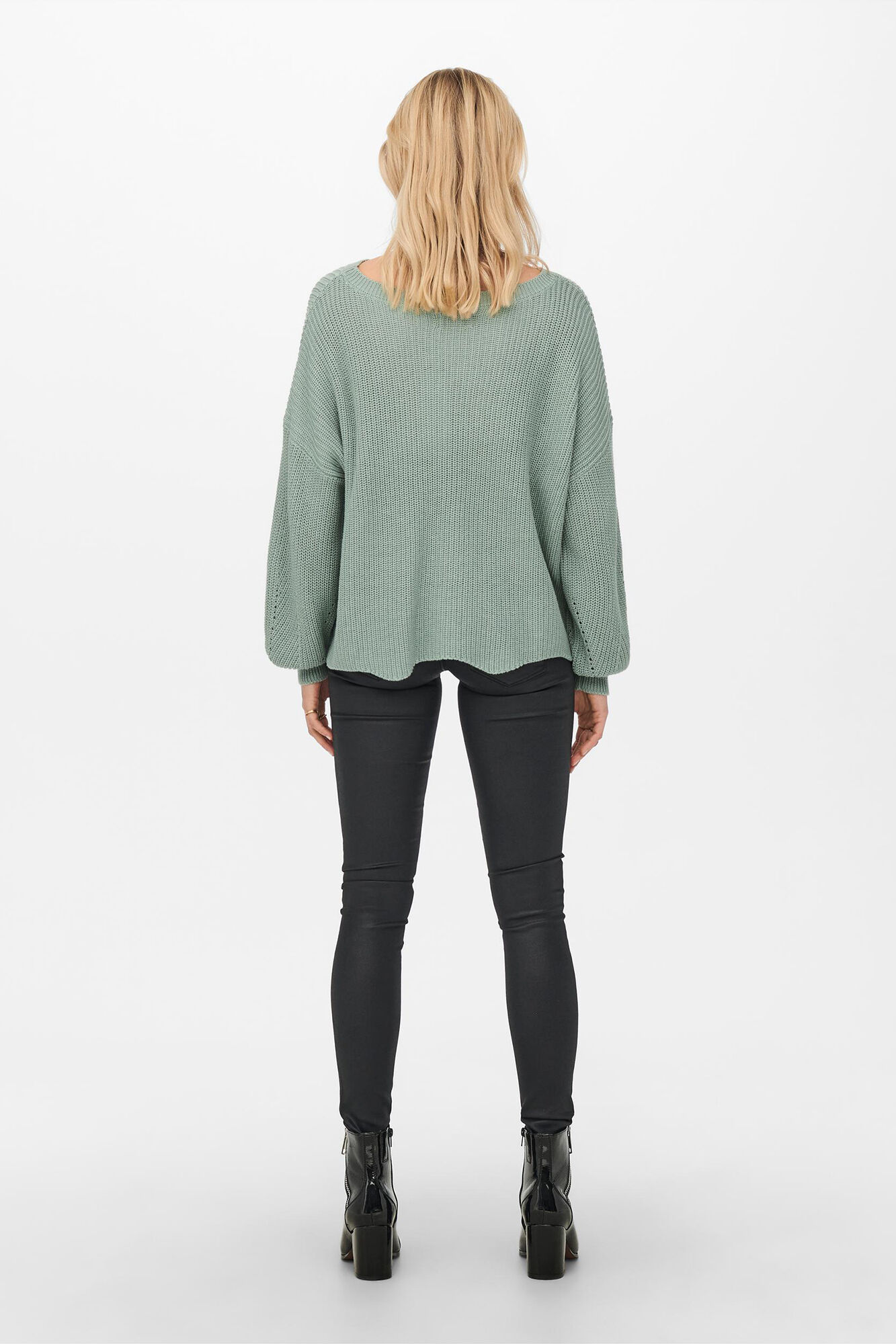 Suéter de tricô oversized