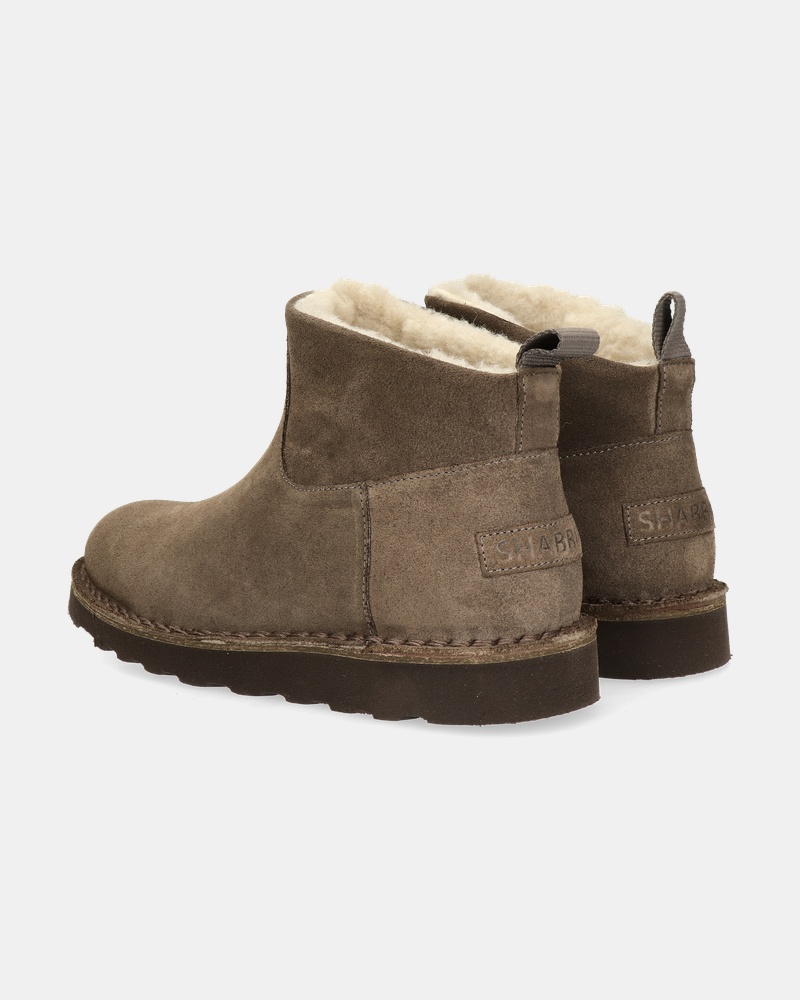 Shabbies Amsterdam Palissa Gevoerde boots  - taupe