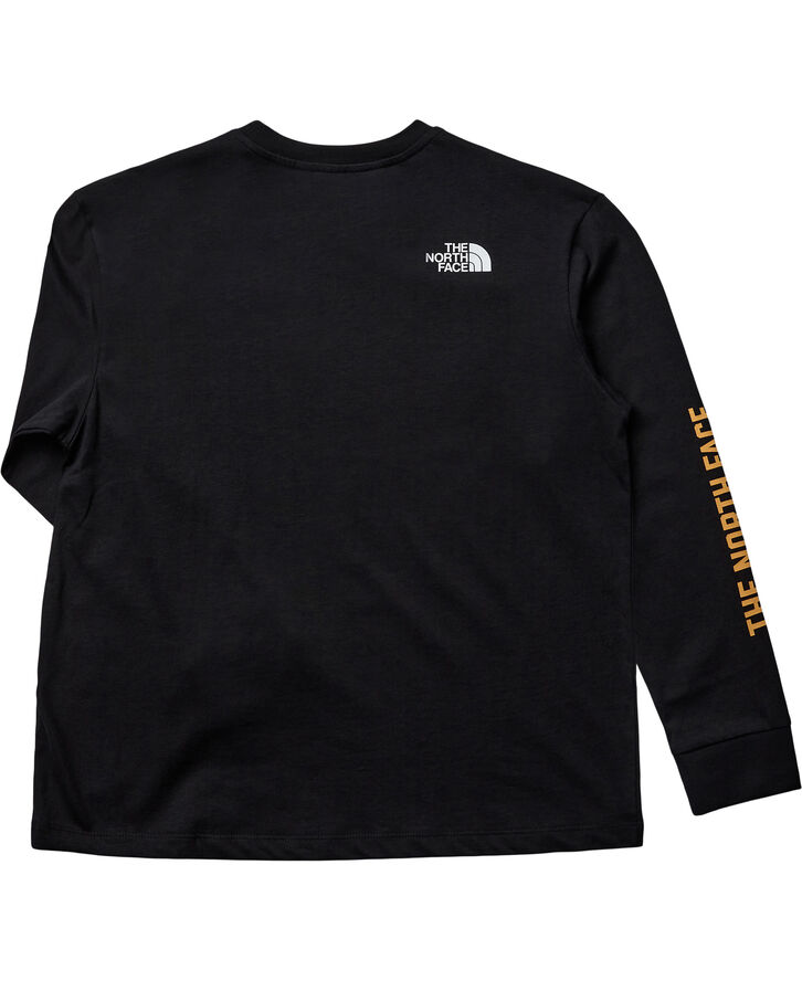 The North Face TEEN VARSITY GRAPHIC OVERSIZE L/S T Sort