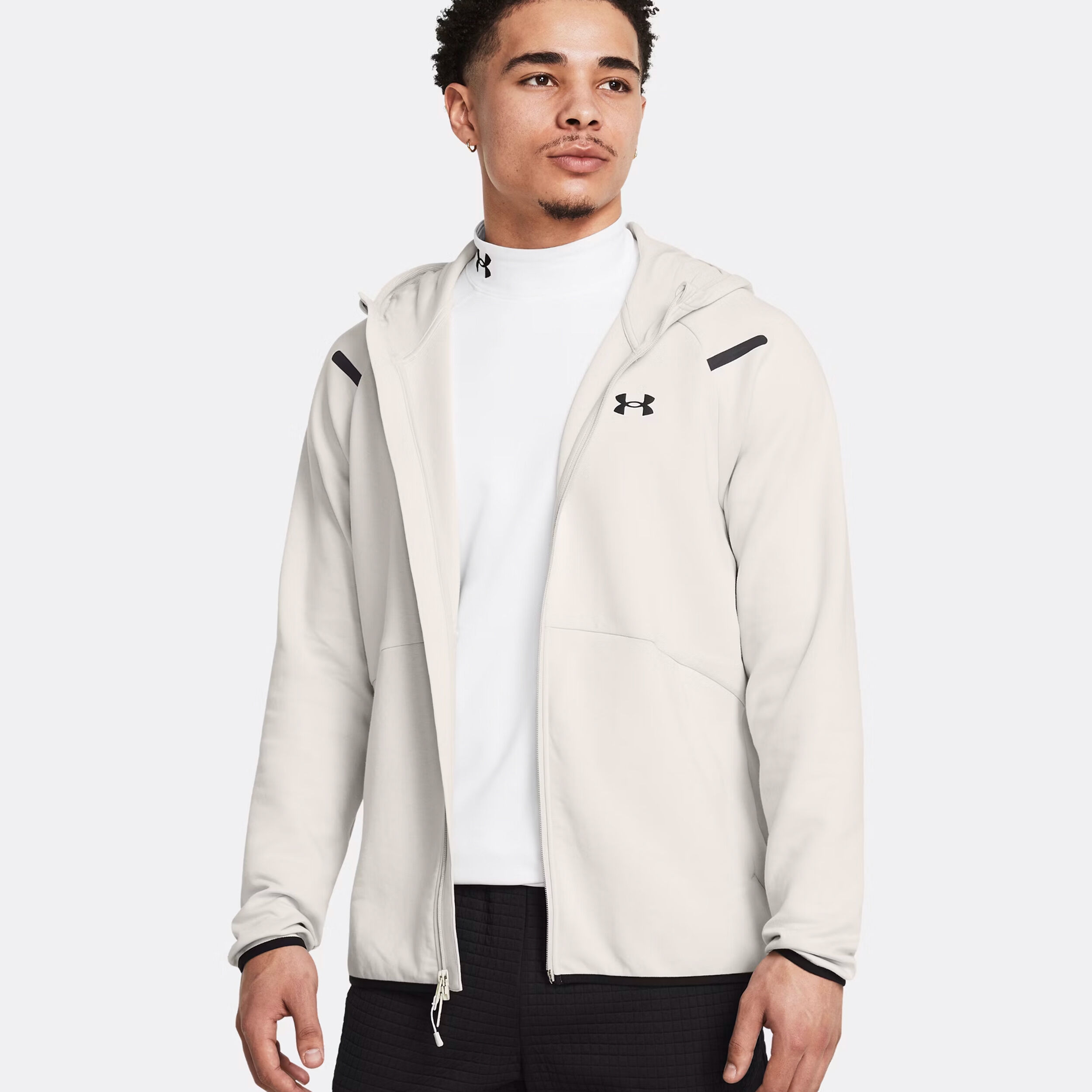 Under Armour Unstoppable Fleece Veste De Survêtement Hommes - Blanc