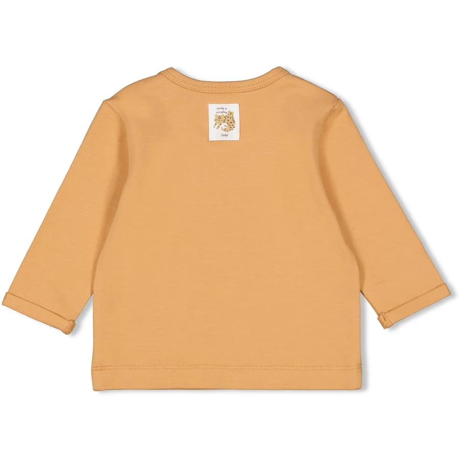 Feetje Langarmshirt Tiny Roar Camel