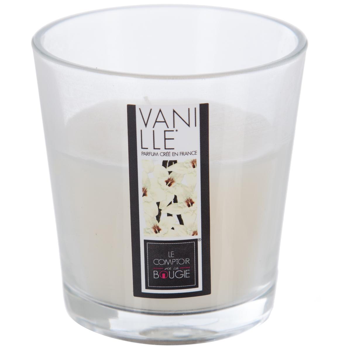 BOUGIE PARFUMEE VERRE NINA VANILLE 90G