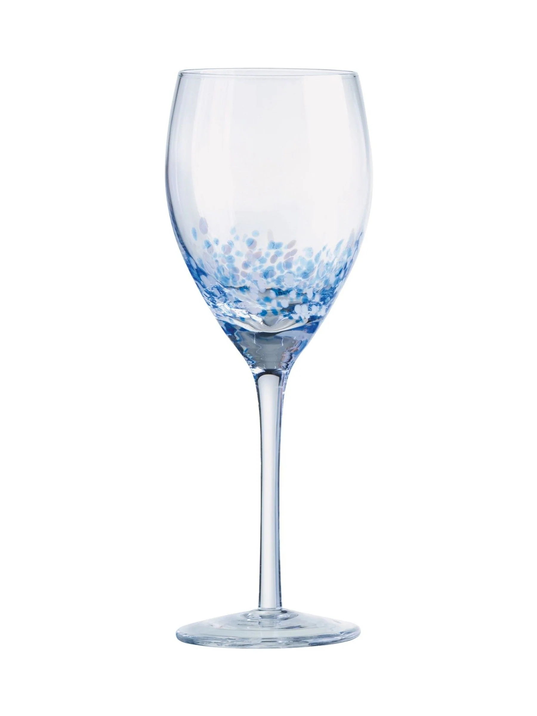 Anton Studio Designs Set of 4 Speckle Wine Glasses