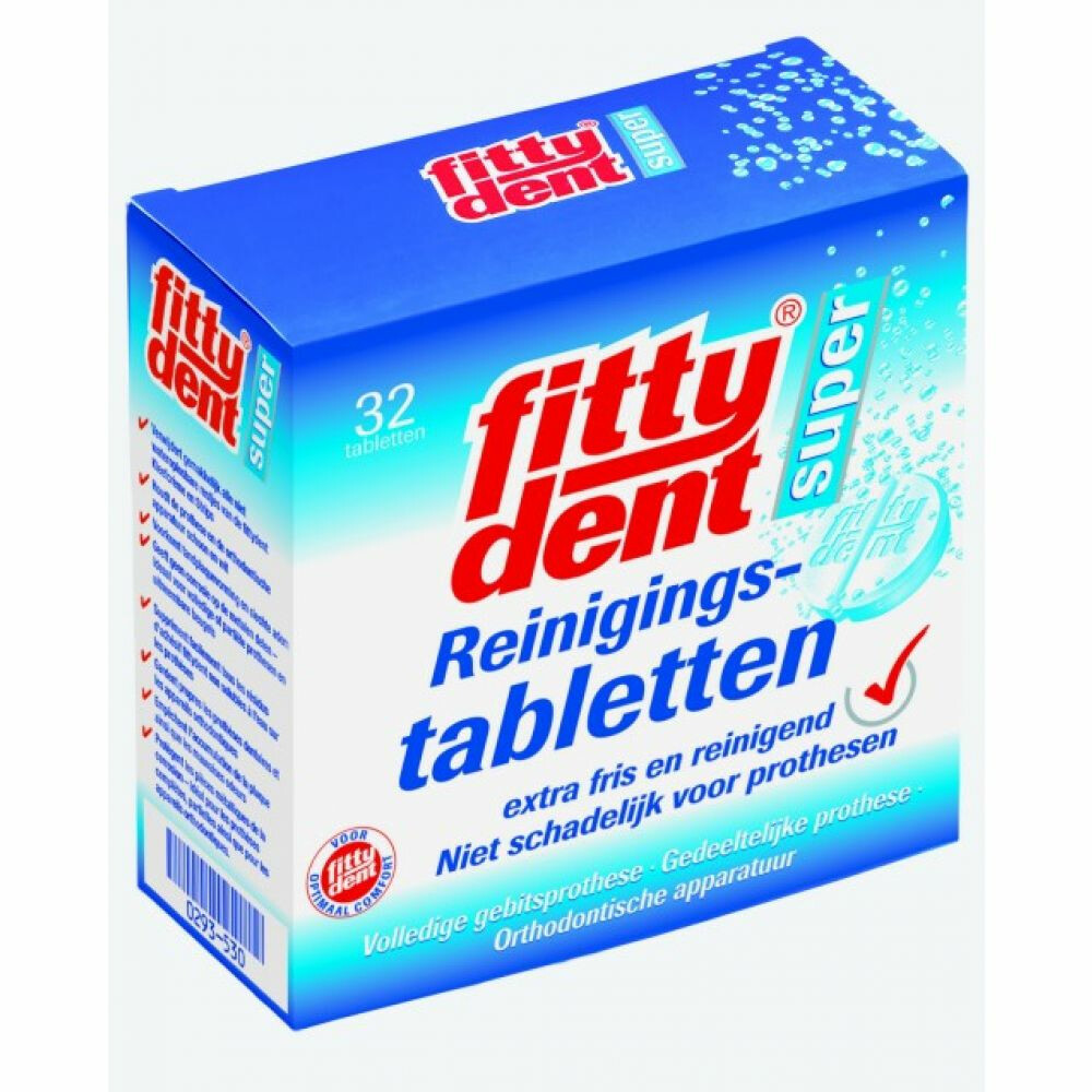 Fittydent Reinigingstabletten 32 stuks