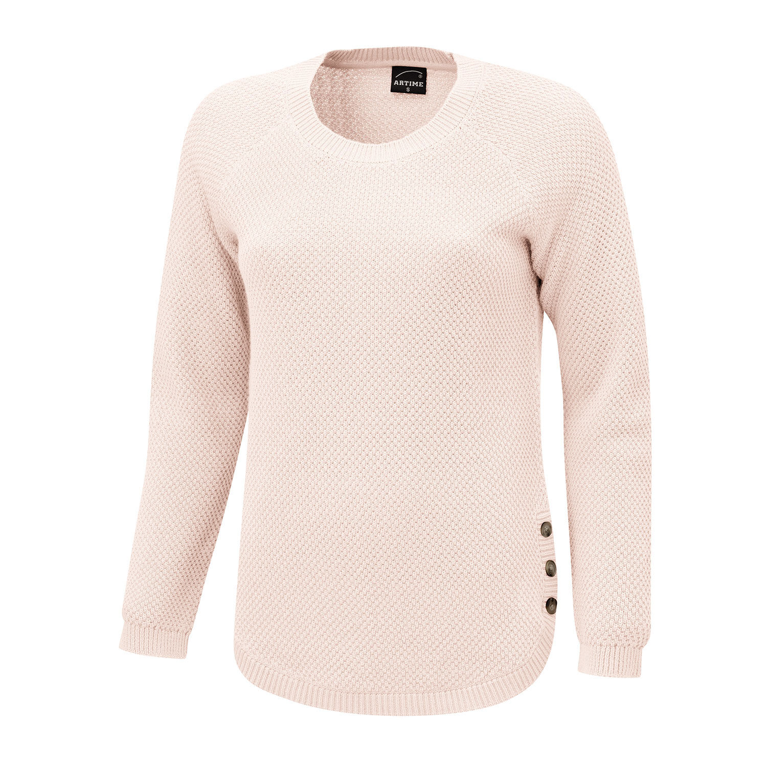 Damen Strickpullover mit Struktur