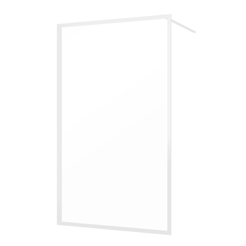 Sealskin Contour Inloopdouche type A3 98x200 cm, 6 mm helder veiligheidsglas met antikalklaag Mat wit